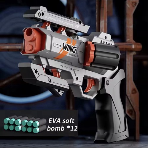 Soft bullets revolver toy gun - revolver,