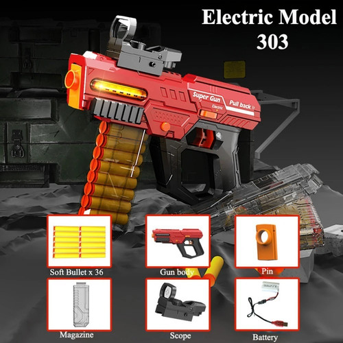 Soft bullet gun toy - soft,