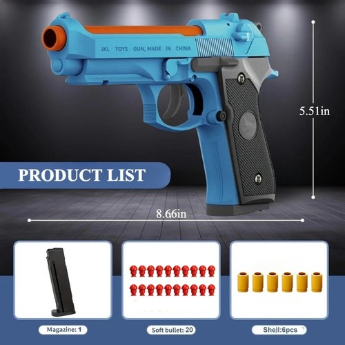 Soft bullet toy gun - bullet, shell