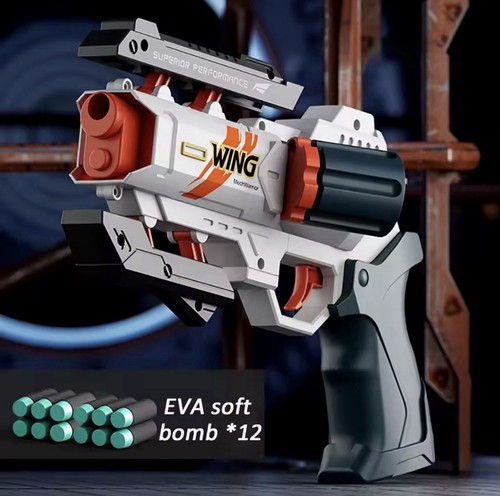 Soft bullets revolver - soft, gun