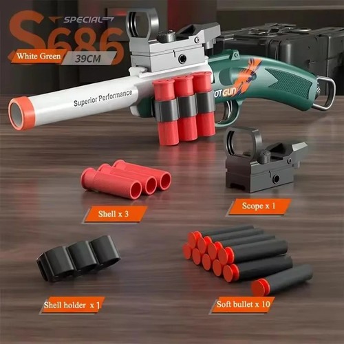 Shell ejecting soft bullet - shell,