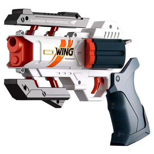 Pistol toy gun with soft - toy,