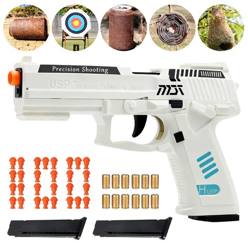 Shell ejecting toy gun - ejecting, pull