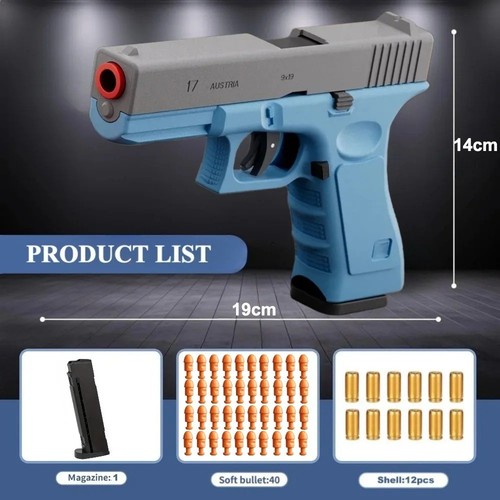 Soft bullet toy gun - soft,