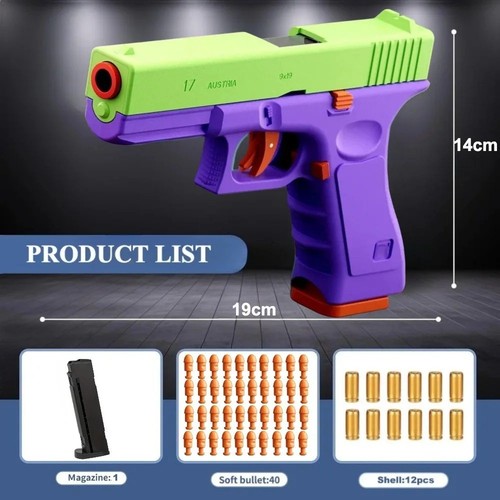 Soft bullet toy gun - soft,