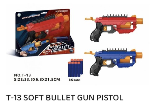 Soft bullet gun - bullet, pistol